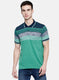 Mens Green Stripe T-Shirt
