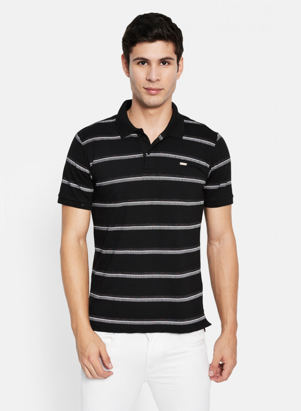 Men Black Printed T-Shirt