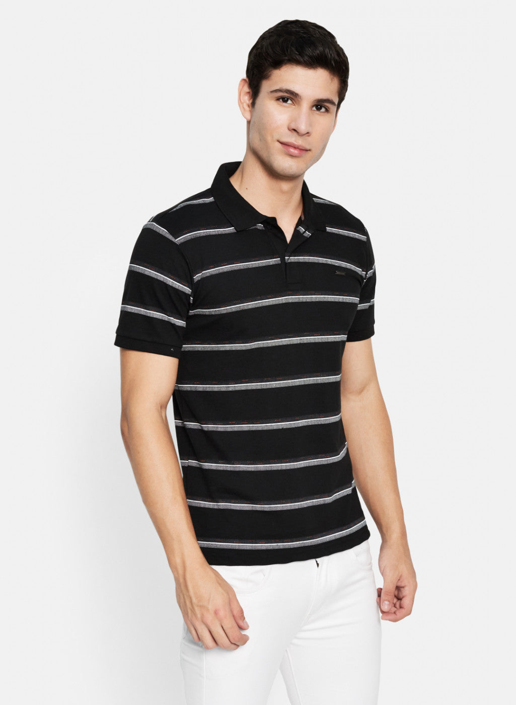 Men Black Printed T-Shirt