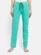 Womens Mint Green Regular Fit Lower