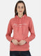 Women Red Printed Sweatshirt