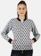 Women Grey Jaquard Sweatshirt