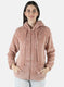 Women Peach Solid Sweatshirt