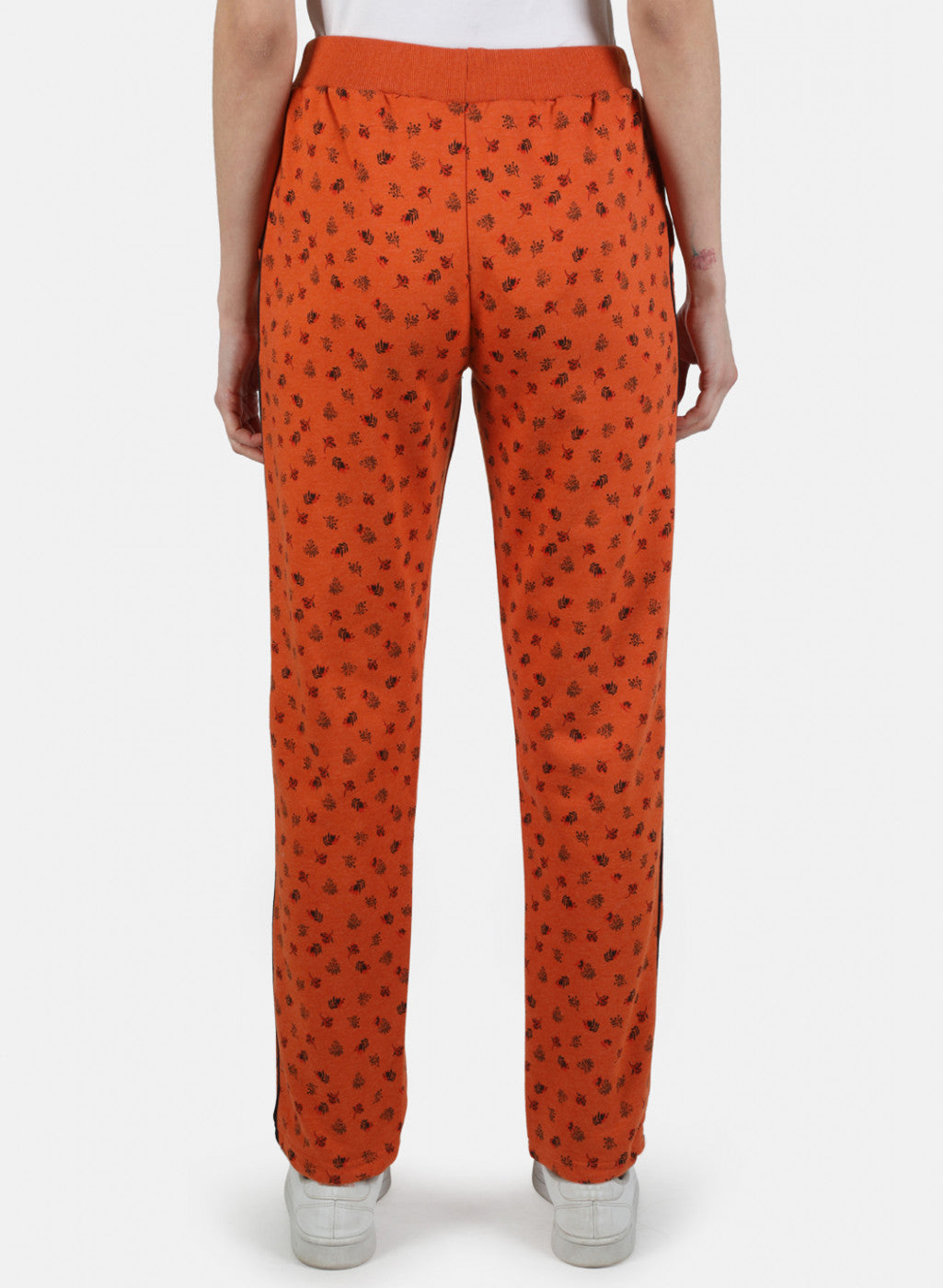 Women Orange Printed Winter Lower