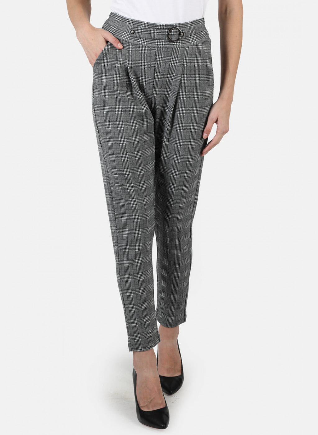 Women Grey Solid Jegging