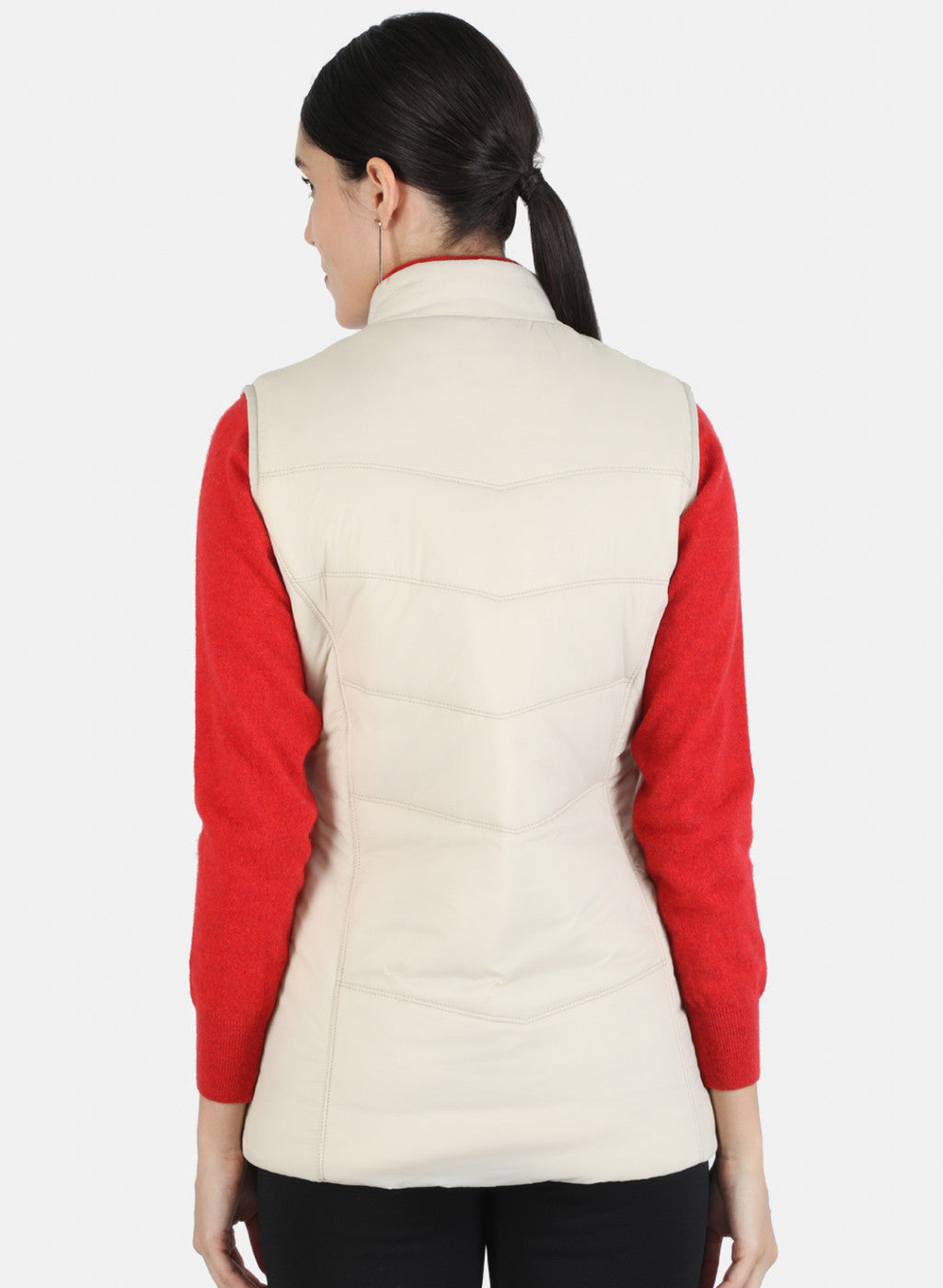 Women Beige Solid Jacket