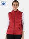 Women Red Reversible Solid Jacket