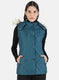 Women Blue Solid Jacket