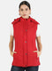 Women Red Solid Jacket