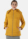 Women Mustard Solid Jacket