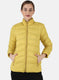 Women Mustard Solid Jacket