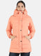 Women Peach Solid Jacket