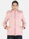 Women Pink Solid Jacket