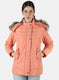 Women Pink Solid Jacket