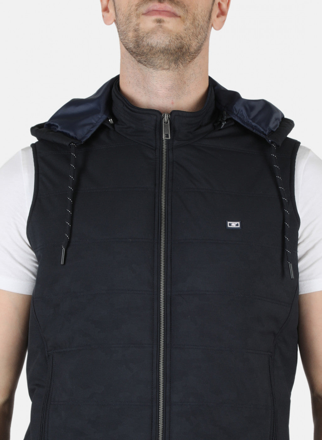 Men Black Printed Jacket