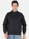 Men NAvy Blue Solid Jacket