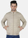 Men Beige Printed Jacket