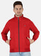 Men Red Solid Jacket