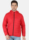 Men Red Solid Jacket