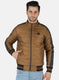 Men Brown Solid Jacket