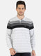 Men Grey Stripe T-Shirt