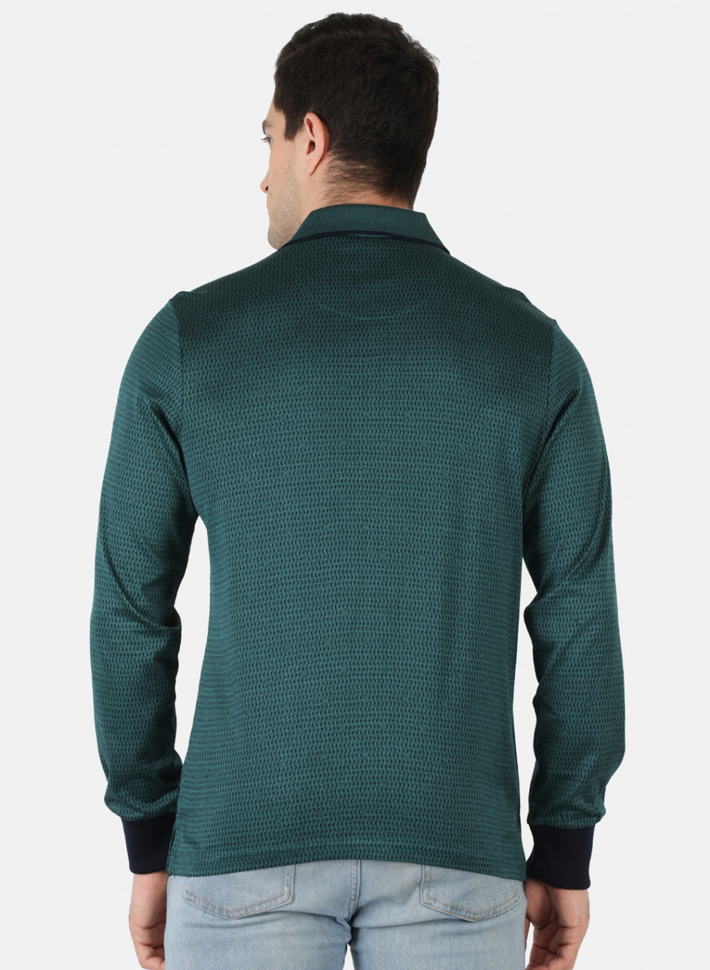 Men Green Stripe T-Shirt