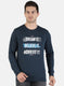 Men Grey Printed Sweatshirt