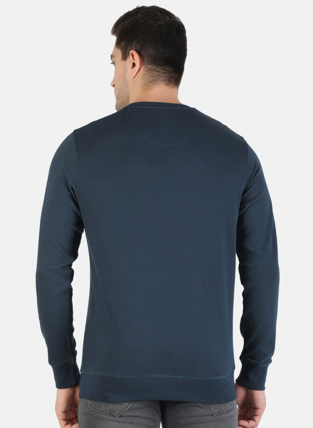 Men Grey Printed Sweatshirt