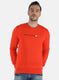 Men Orange Solid T-Shirt