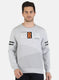 Men Grey Printed Sweatshirt