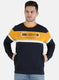Men Mustard Printed Sweatshirt