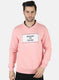 Men Pink Printed Sweatshirt