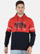 Men Orange Printed Sweatshirt