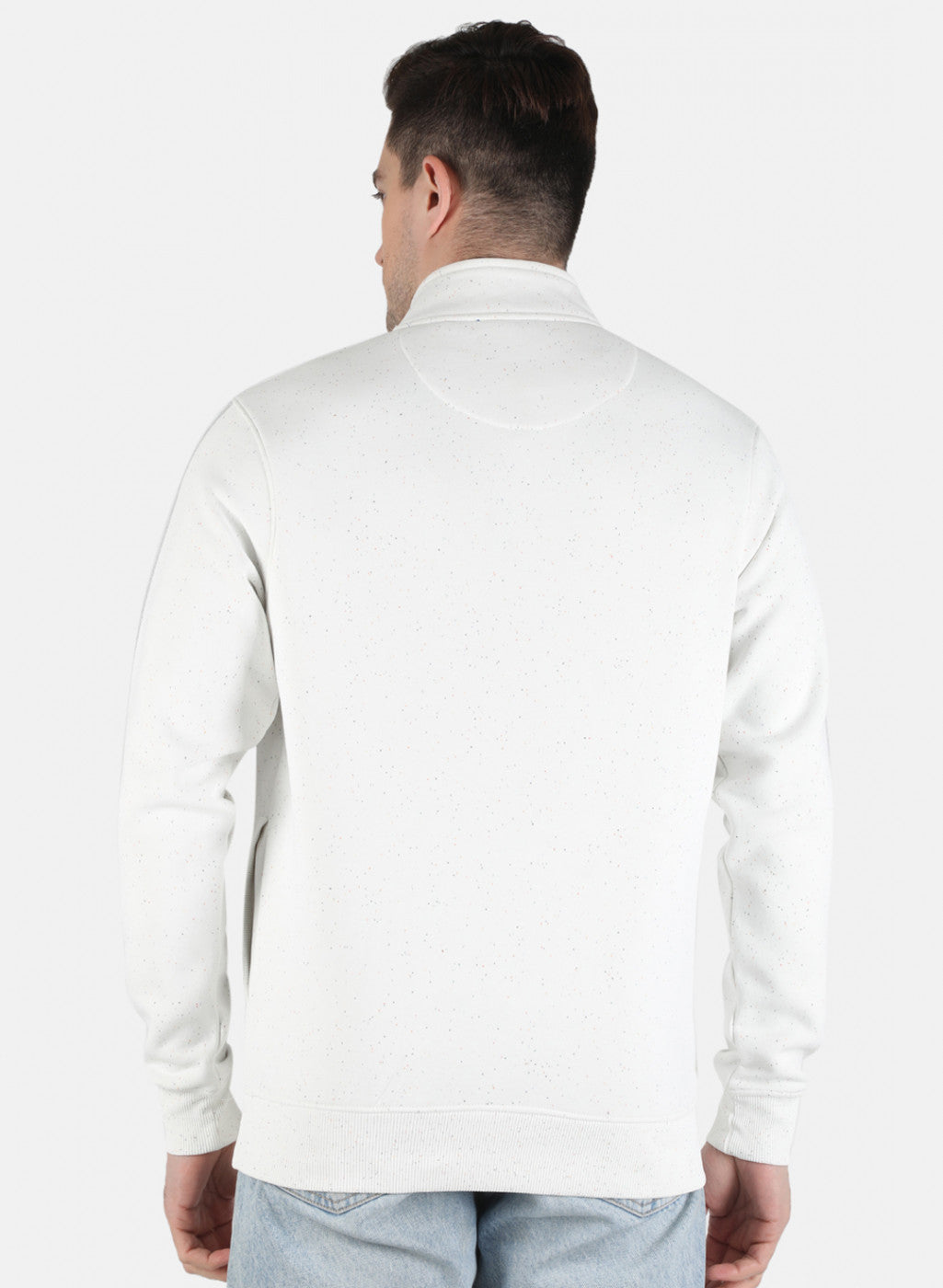 Men Grey Solid Sweatshirt