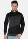 Men Black Solid Sweatshirt