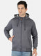 Men Blue Solid Sweatshirt