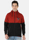 Men Black & Orange Solid Sweatshirt