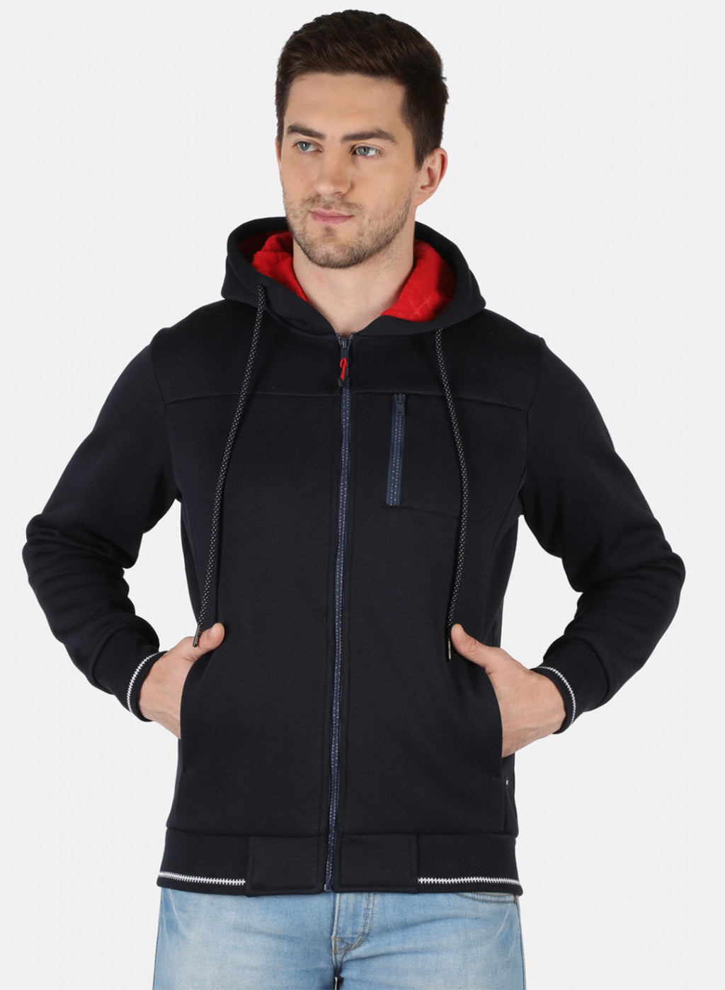 Men Multicolor Solid Sweatshirt