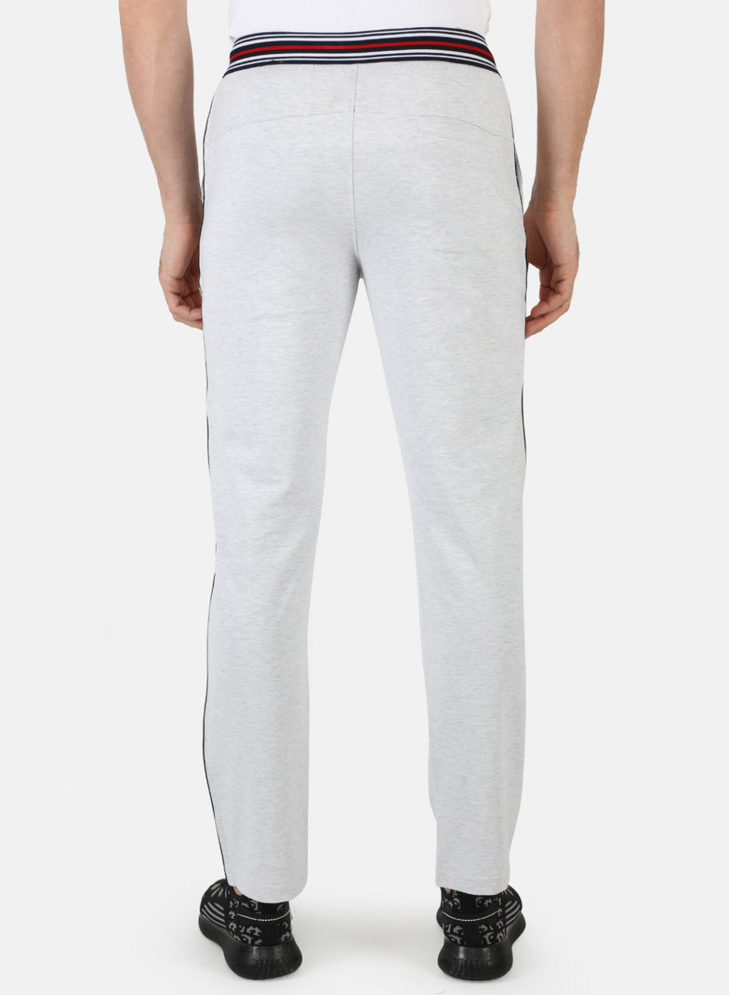 Men Grey Solid Winter Lower