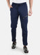 Men Blue Solid Winter Lower