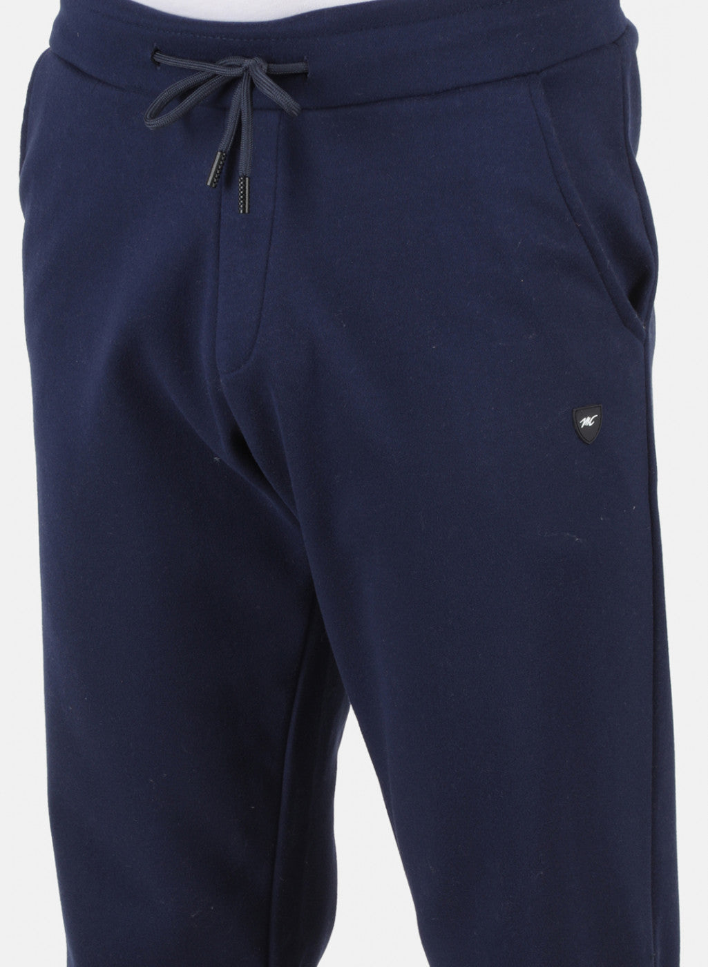 Men Blue Solid Winter Lower