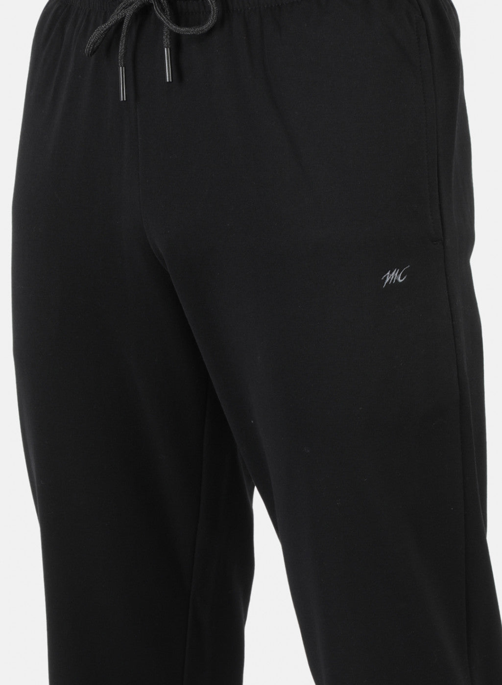 Men Black Solid Winter Lower