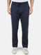 Men Blue Solid Winter Lower