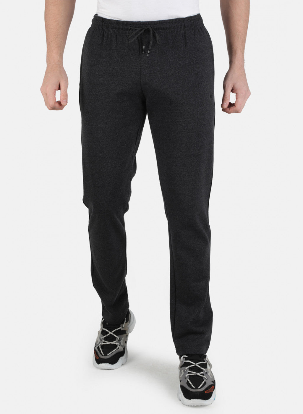 Men Black Solid Winter Lower