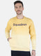 Men Yellow Printed Sweatshirt
