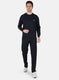 Men Blue Solid Tracksuit