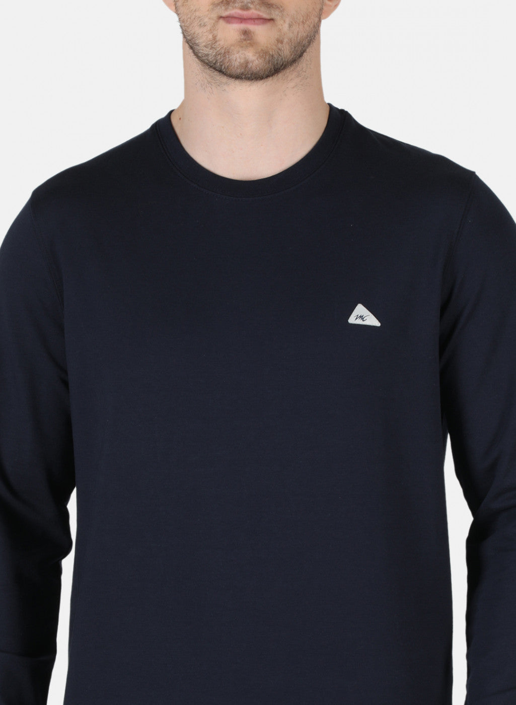 Men Blue Solid Tracksuit