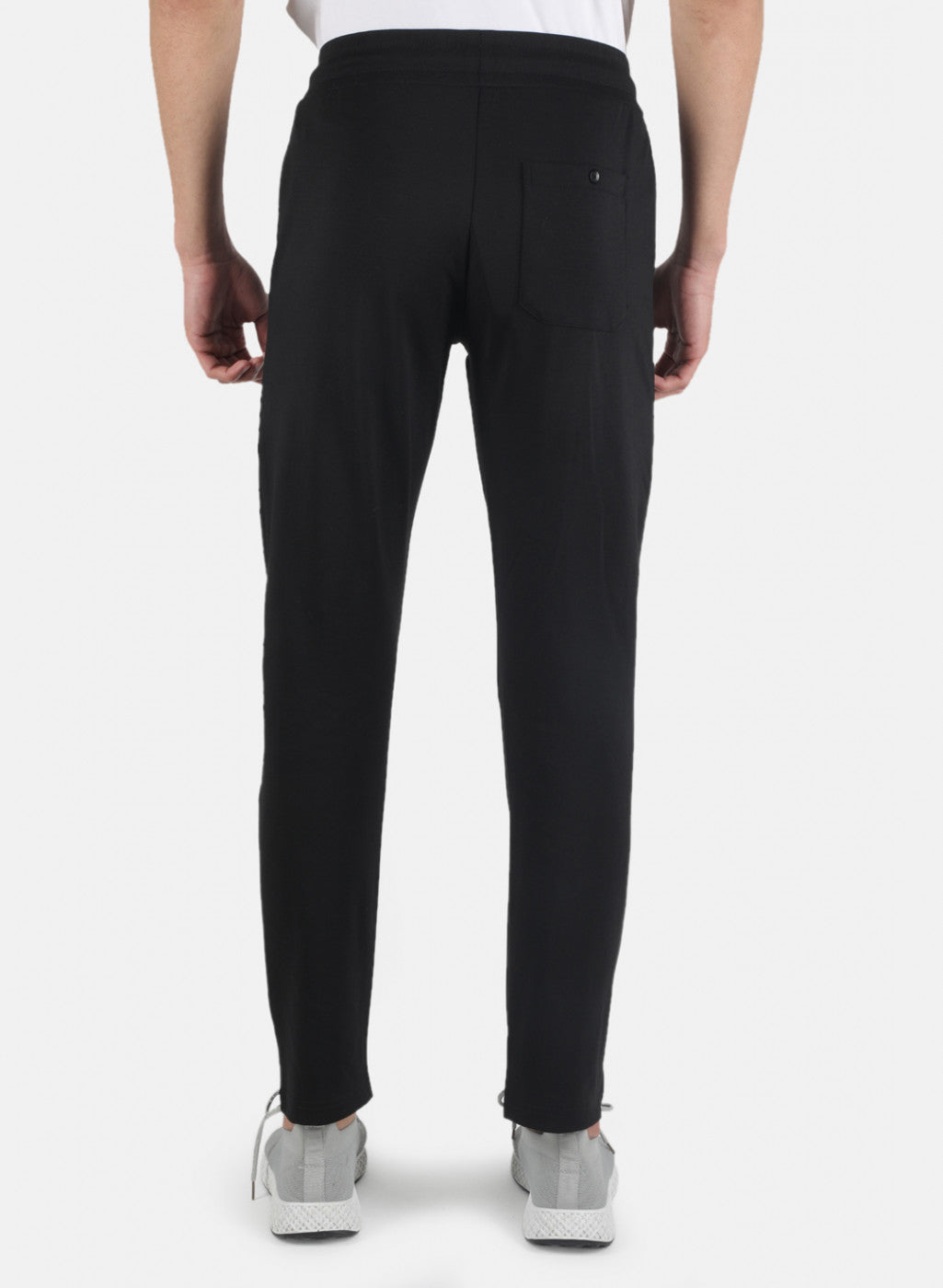 Men Black Solid Winter Lower
