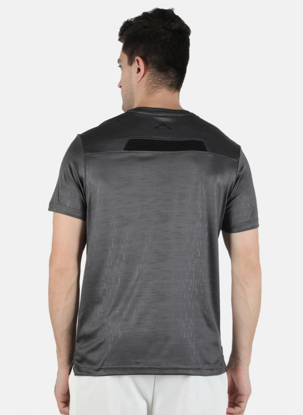 Rock.it Men Grey Printed Round Neck T-Shirt
