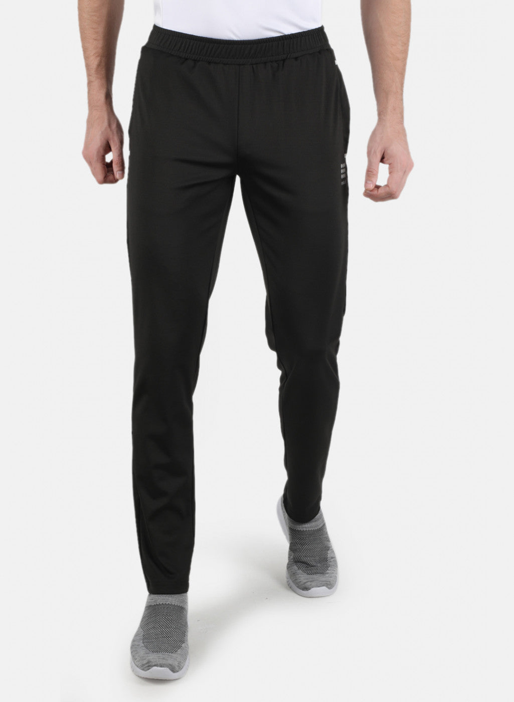 Rock.it Men Black Plain Track Pant